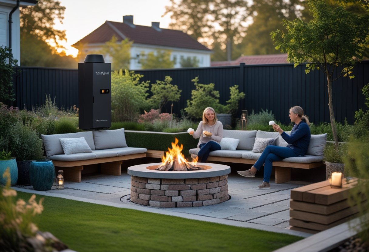 Sådan skaber du en hyggelig bålplads til haven med varmepumpe i Hillerød